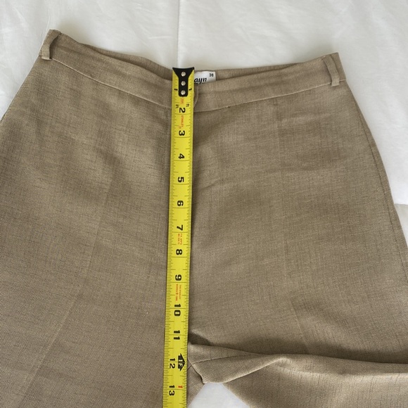 Beige Wide Leg Pants - Picture 10 of 12